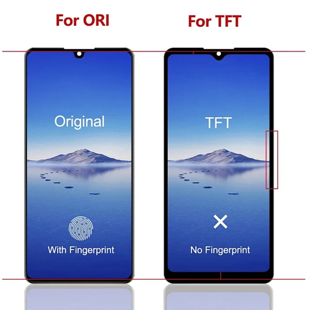 AMOLED Screen P30 LCD display For HUAWEI P30 ELE-L29 L09 AL00 L04 LCD Display with Touch Screen Digitizer With Frame P30 Srceen