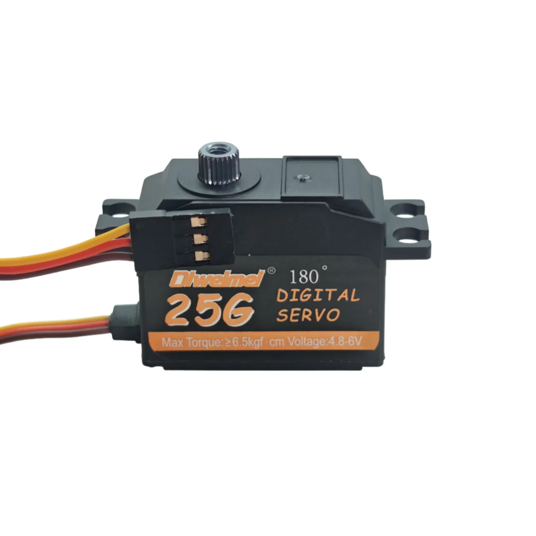 Dlweimei-25g الرقمية ميتال جير سيرفو عزم دوران عالي 4.8 فولت-6.0 فولت 5 كجم-6.5 كجم لطائرة RC سيارة قارب روبوت هليكوبتر