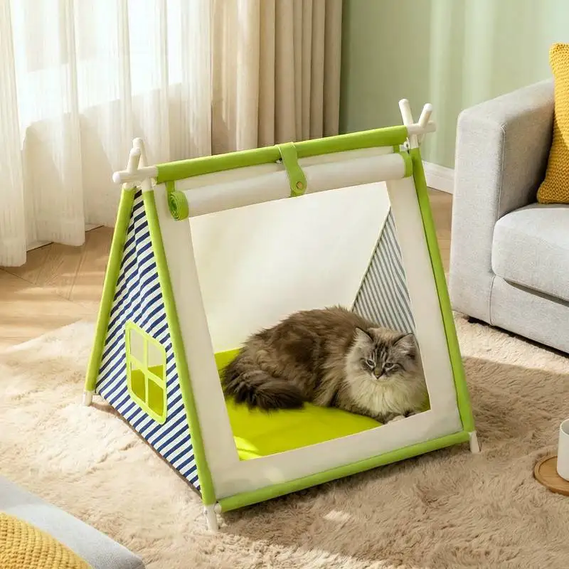 Australia Quality Green Dog Kennel Unique Party Luxury Indoors Dog Supplies House Designer Camas Para Perros Dog Furniture