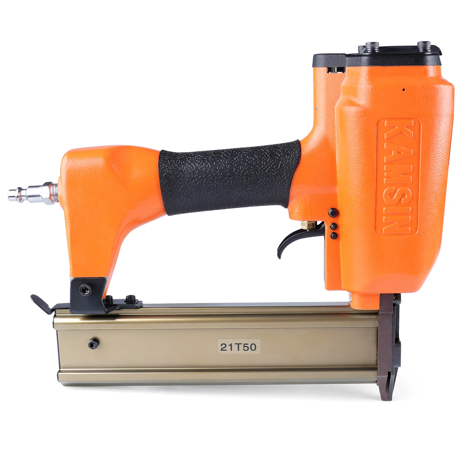 

T50 16 Gauge Pneumatic Brad Nailer with SafetyAir Power Continuous Brad Nail Gun Finish Nail Gun for Woodworking and Furniture