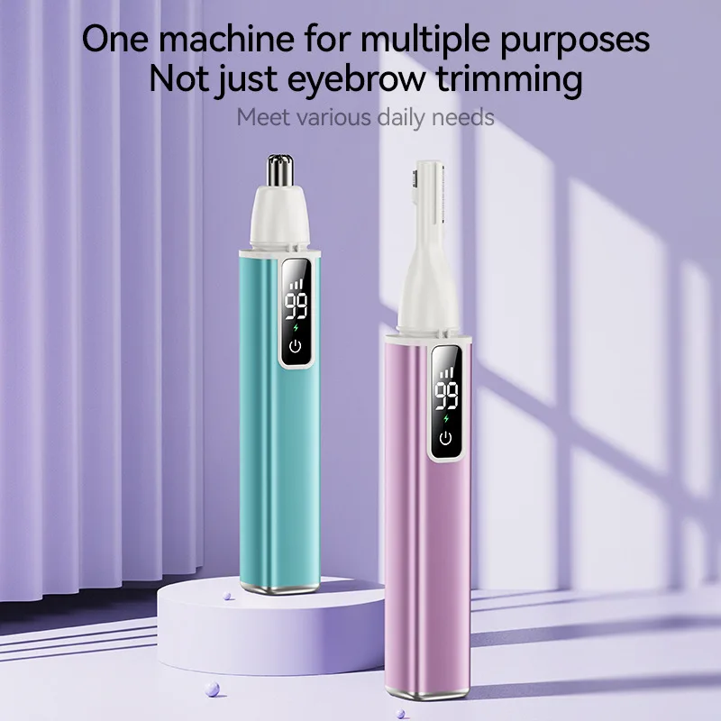 Electric Nose Hair Trimmer High Speed Motor Hair Remover Lips Eyebrows Razor Portable Clipper Trimmer For Men and Women