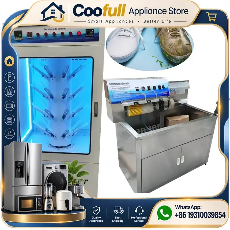 Stainless Steel Automatic Shoe Washing Machine Industrial Washer For Shoes Cleaning Heavy Duty Commercial Use