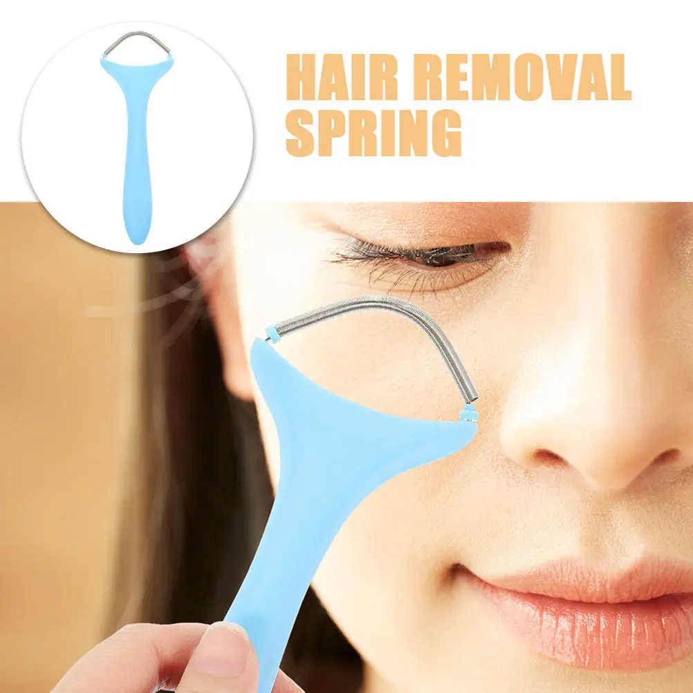 Spring Facial Hair Remover for Women Face Epilator Manual Hair Removal Tool Gentle Safe Efficient Root Extraction Portable
