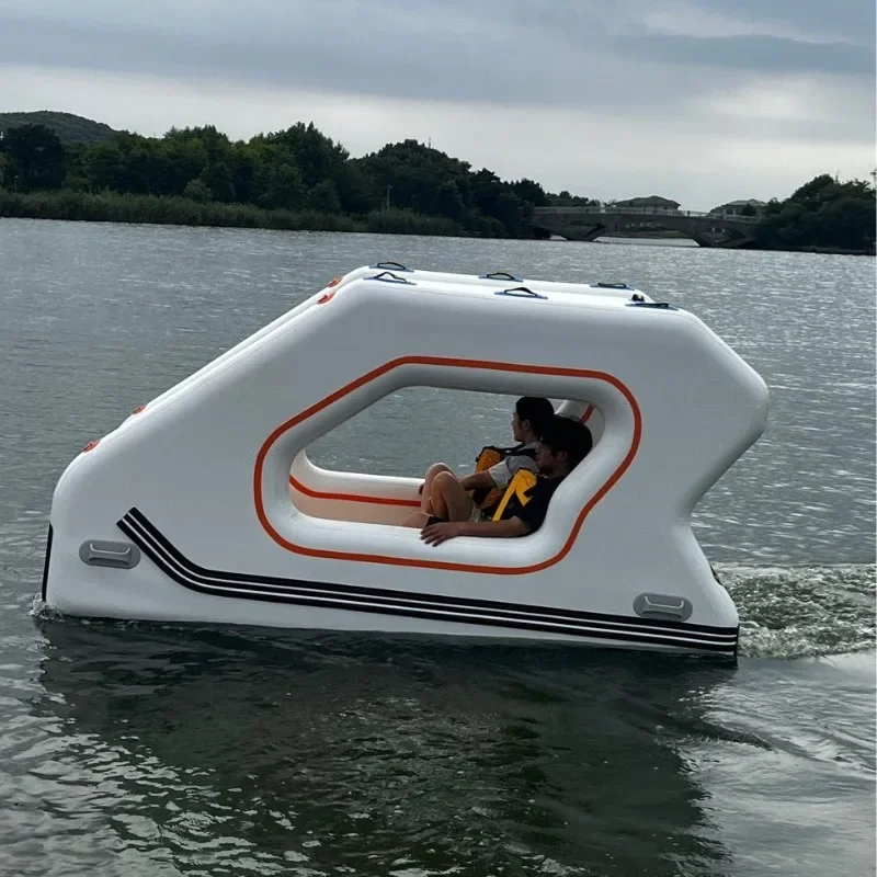 Water Inflatable Yacht Boat Outdoor Power Inflatable Boat Sea Holiday Catamaran