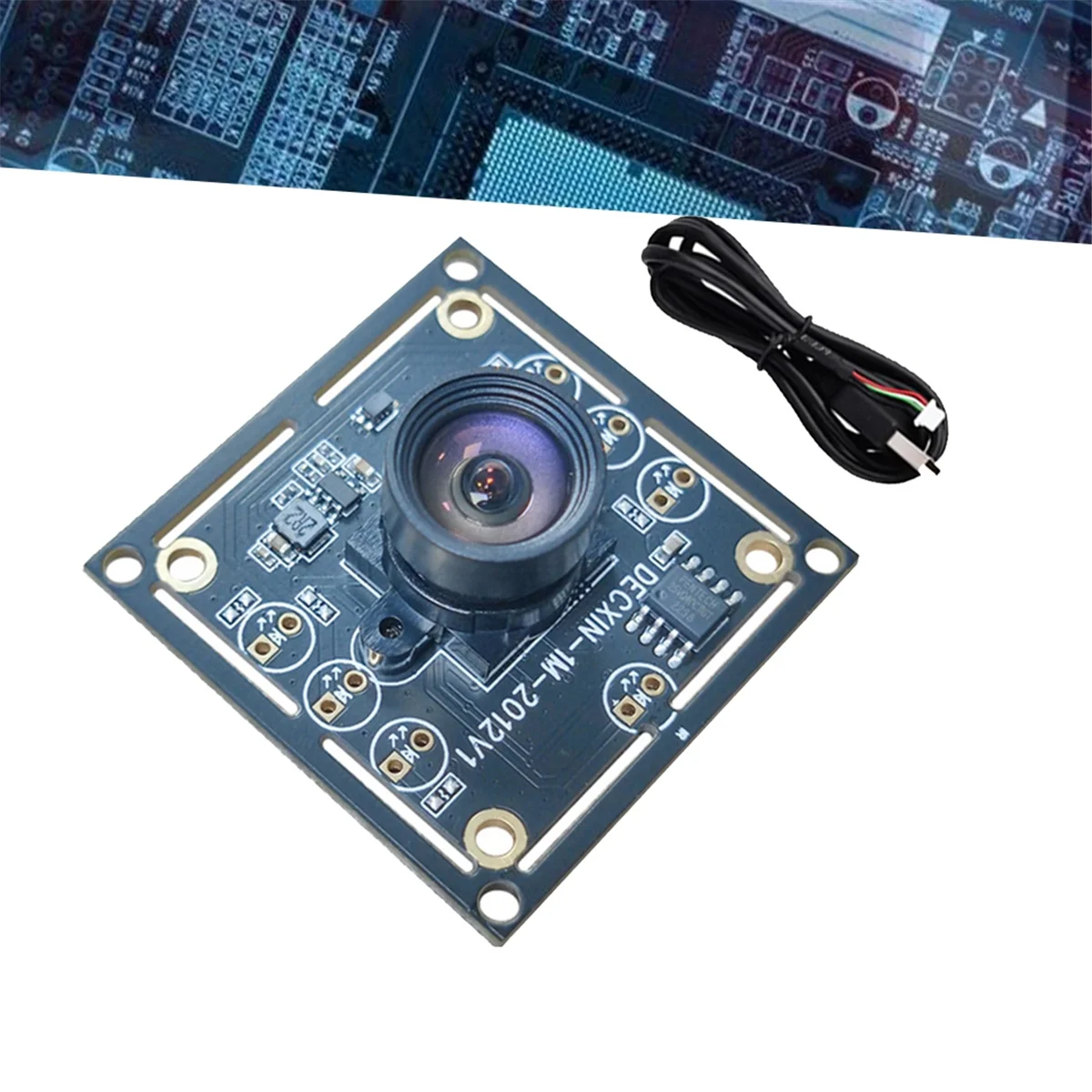 Hot OV9732 USB Camera Module 720P 1MP 100 Degrees Face Recognition Image Acquisition for Camera,B