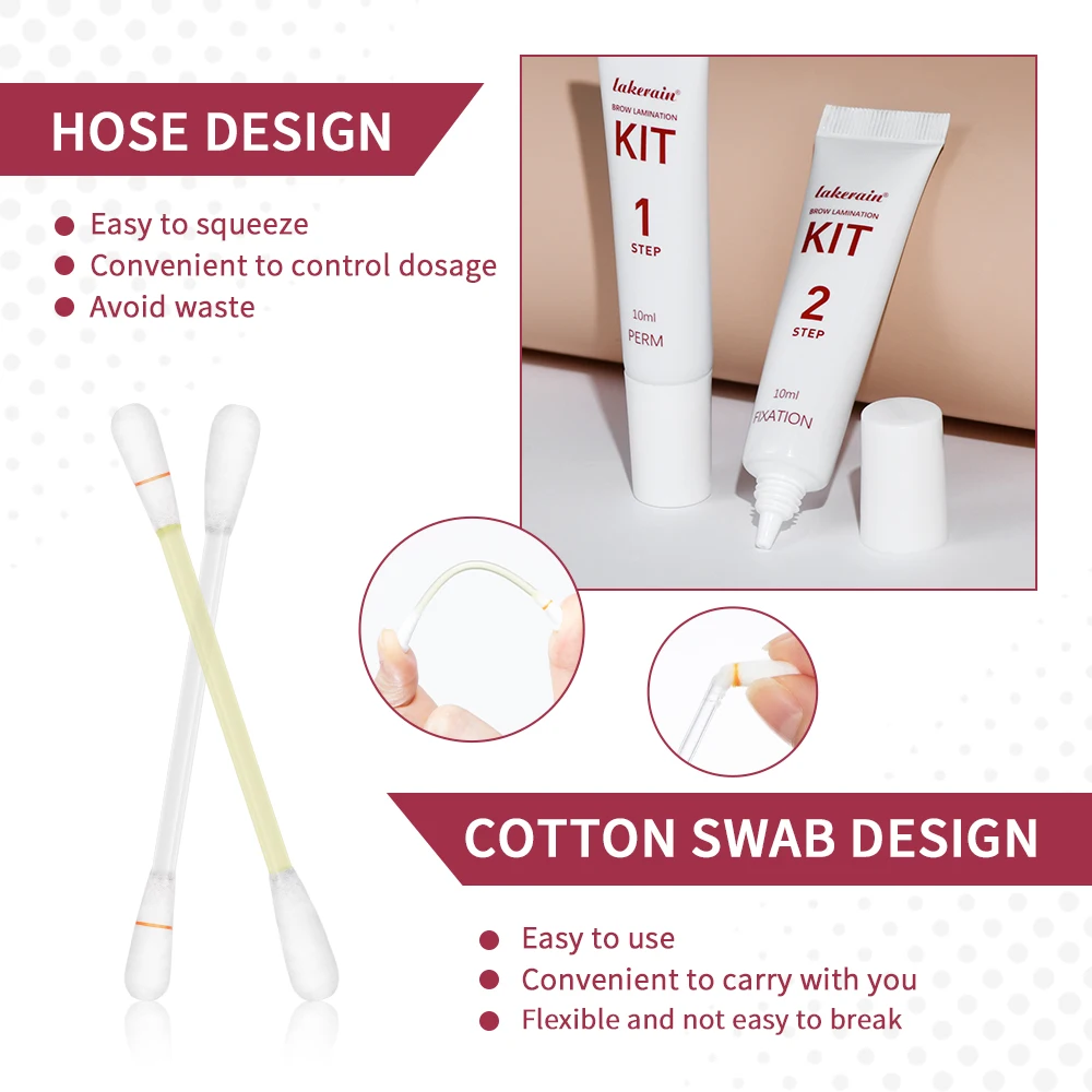 Professional Brow Lamination Kit Nourishes Thick Eyebrow Shaping Eyebrow Lift Kit Easy To Squeeze Cleanse Brows Makeup Tools