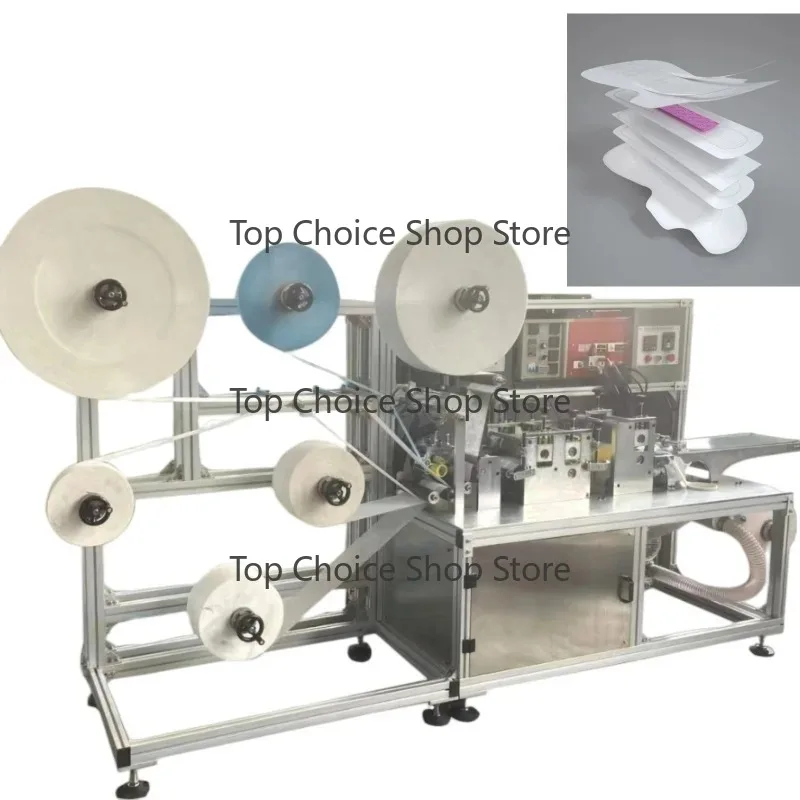 High-Speed Automatic Sanitary Pads Diaper Cutting Machine Latest Tech PLC Core Components New Condition Manufacturing Plants