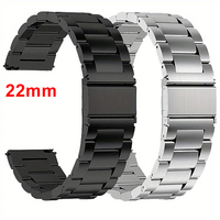 Stainless Steel Strap for Samsung Galaxy watch 7/FE/6/5pro/4/Classic 22mm Metal Bracelet GTS-GTR-4-3-2e-mini amazfit band Unisex