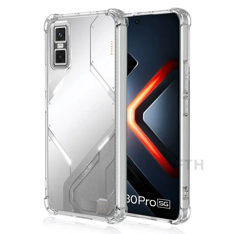 Clear Silicone Soft Phone Case For Infinix GT 30 Pro 5G Case Transparent Shockproof Airbag TPU Cover Capa For GT30Pro GT30 30Pro