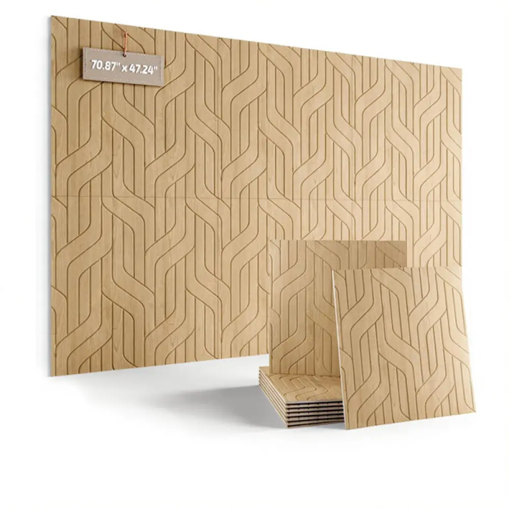 Acoustic Insulation Felt Tiles Polyester Fiber Wall Panels Self Adhesive Soundproof Board Decorative Studio Background