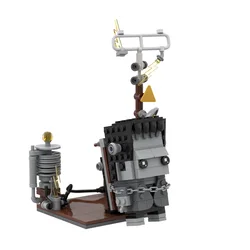 MOC Frankenstein Series Building Blocks Horror Movie Frankenstein and Captain Action Figure Assembling Brick Toy Gift
