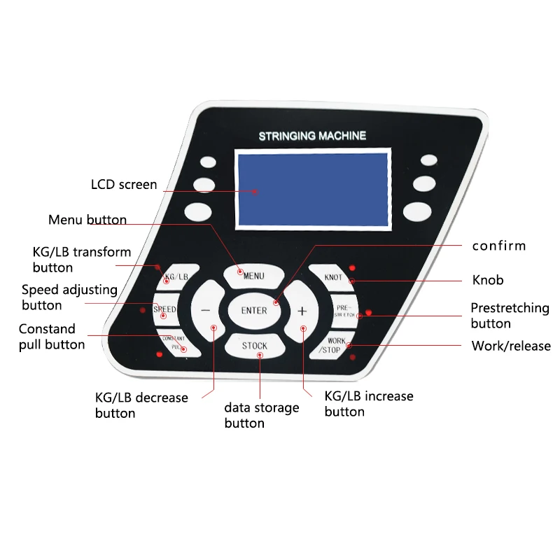 Mesin Pengikat Senar Tenis Otomatis Mesin Pengikat Senar Raket Elektronik Bulu Tangkis