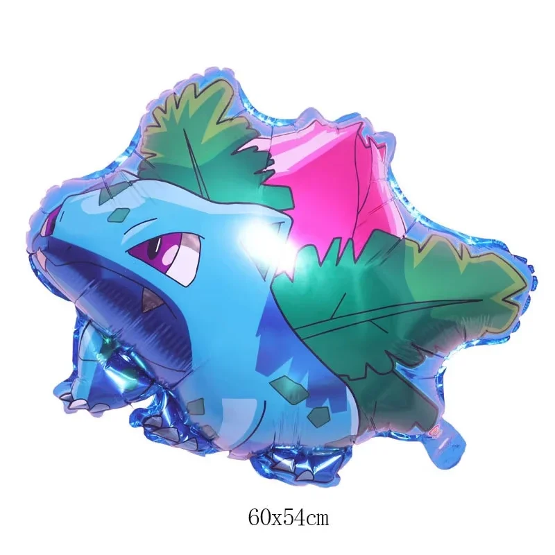 بالون بوكيمون كارتوني للأطفال لتزيين حفلات أعياد الميلاد السعيدة بيكاتشو أنيمي الشكل بالونات لوازم الحفلات الكرتونية ألعاب الأطفال