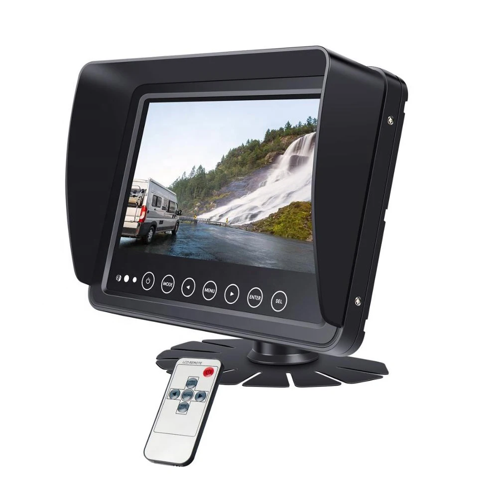 

AlwayCare DP210 7 Inch TFT AHD Car Monitor with Camera Reversing Aid IP69 Waterproof LCD Display SD Card Truck Bus RV