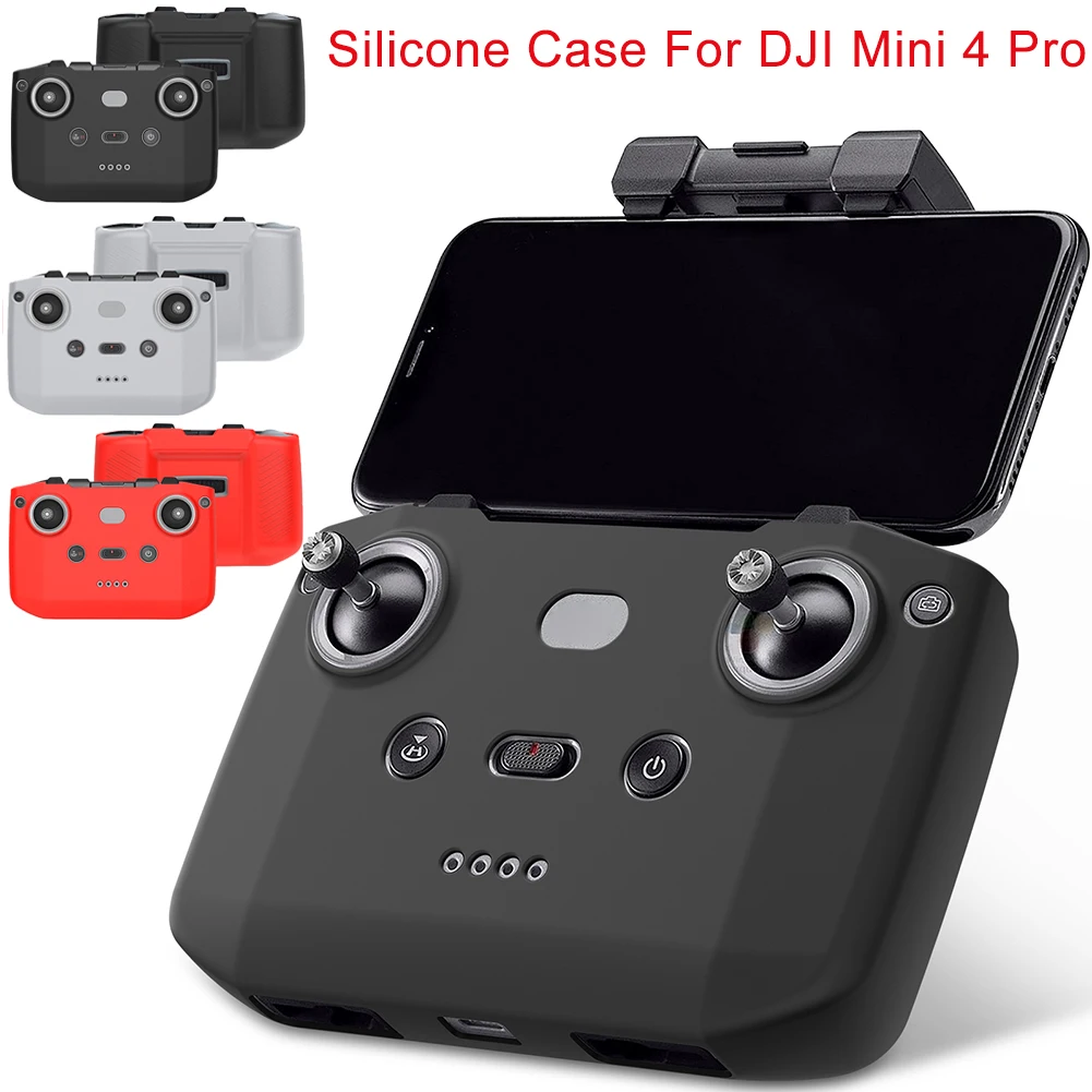 Silicone Protective Case For DJI Mini 4 Pro Remote Controller Protector Anti-Slip Controller Protective Sleeve Drone Accessories