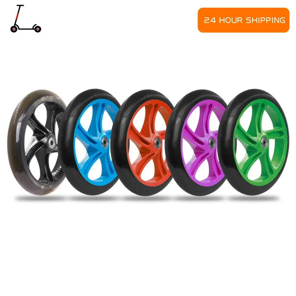 

Универсальные колеса из искусственного материала 200 мм, износостойкая шина для BELEEV V5/OXOLE/i-Glide Metro Commuter, складные детали для самокатов