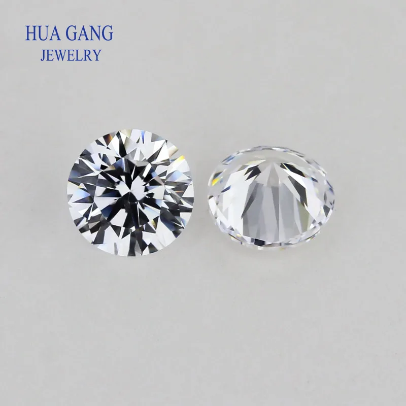 7A  Big size Cubic Zirconia Stones 10.0~30mm  Round Brilliant Cut Loose CZ Stones Synthetic Gemstone Beads For Jewelry