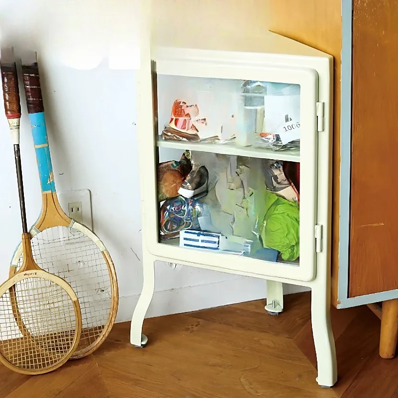 Triangular glass storage cabinet, seasoning perfume cabinet