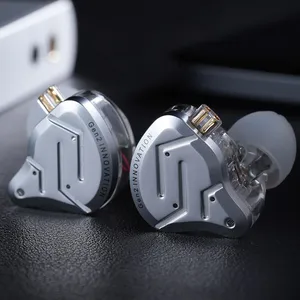 KZ-ZSN PRO 2 Hybrid Drive In Ear Metal Earphones, Hifi Bass Headset, Earbud Monitor, NOVERY CANCELLATORS, 1BA + 1DD, Sport 6 Main Sales Phone Kz ZSN PRO - №6