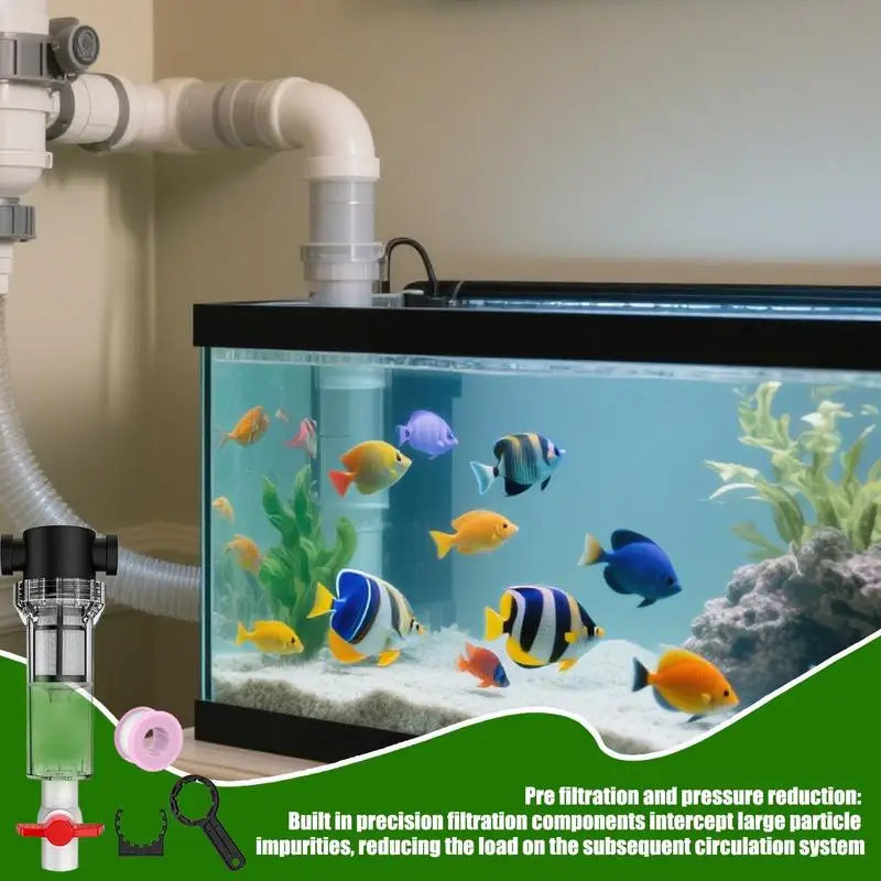 

Fish Tank Water Filter Fish Impurity Separator Collection Feces Separator With Efficient Separation Filtration System For