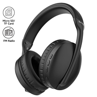 Bluetooth Headphones Over Ear Wireless Headset With Micro SD/TF Card/FM Radio Modes Stereo HiFi Headphones