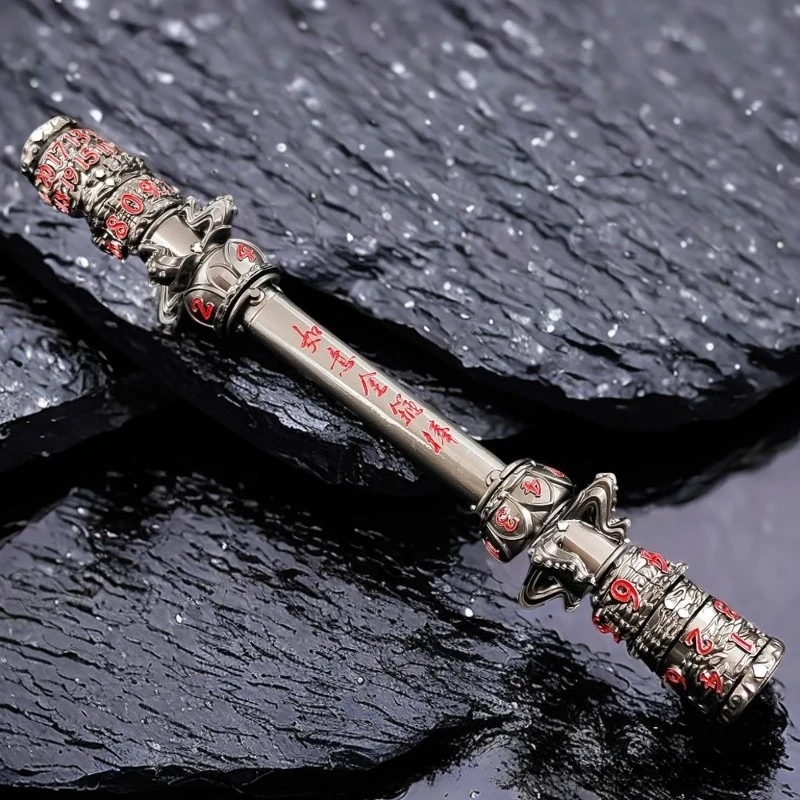 Metal Fidget Roller Spinner Golden Cudgel Fingertip Spinning Top Tip Gyro Flywheel EDC Stress Reducing Office Desk Men's Toys