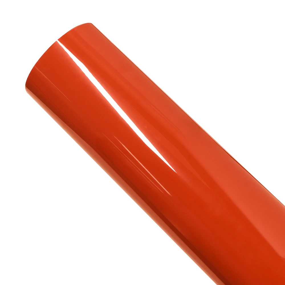 Film adhésif en vinyle Orange lave pour voiture et moto, Film d'emballage de carrosserie en PVC imperméable, décalcomanie automobile, accessoires de voiture