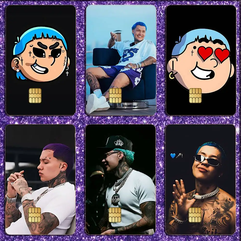 

Blessd Cantante Rapper Card Sticker Diy Decorate Exquisite Bank Card Decals Patch Documents Birthday Gift