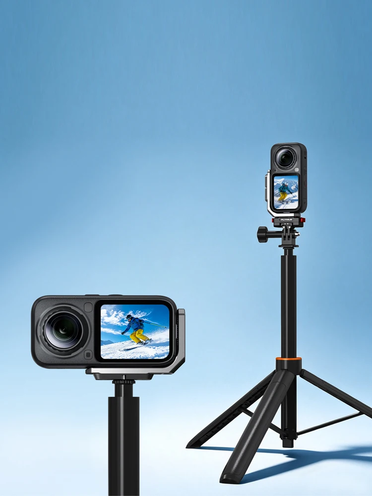 Uchwyt montażowy Flymile X6 do kamery Insta360 X6, poziomy/pionowy, metalowa podstawa adaptera z otworem na śrubę 1/4 cala — zdjęcie produktu 7