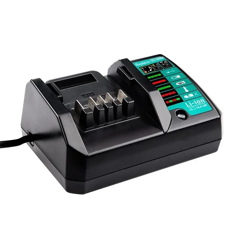 DC18WA Fast Lithium Charger for Makita 14.4V-18V BL1813G BL1811G DC18SG DC1851 BL1415G Li-ion Battery Power Tools