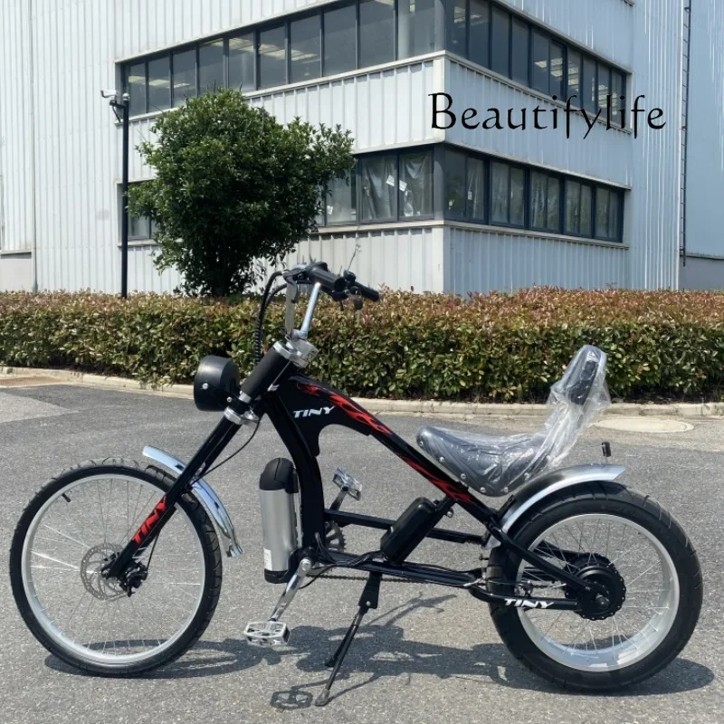 

lithium battery brushless motor moped Domineering new car, high carbon steel casual and comfortable wagon,