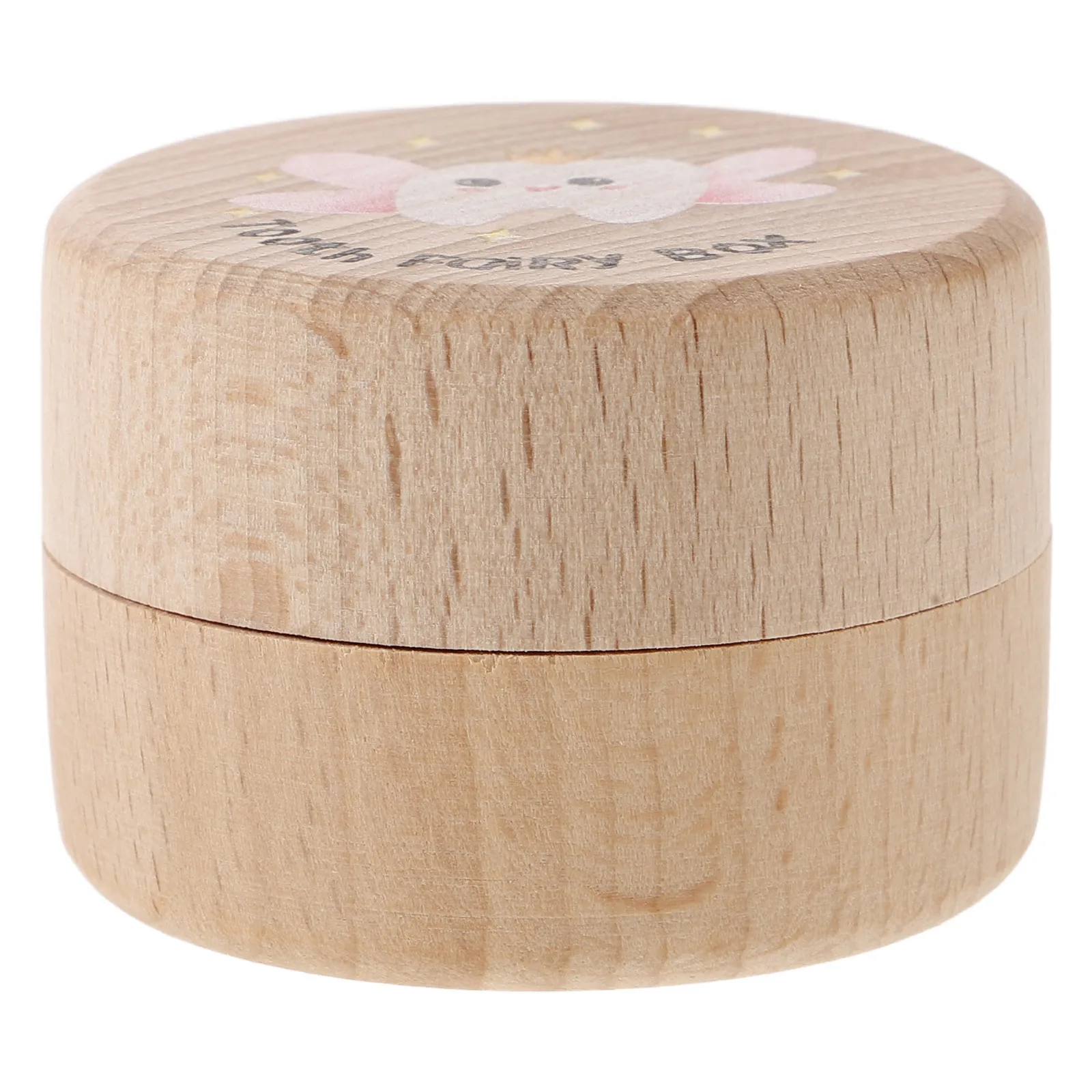 Baby Tooth Box Wooden Large Capacity Smooth Safe Craftsmanship Kids First Tooth Holder Fetal Hair Storage Box Teeth
