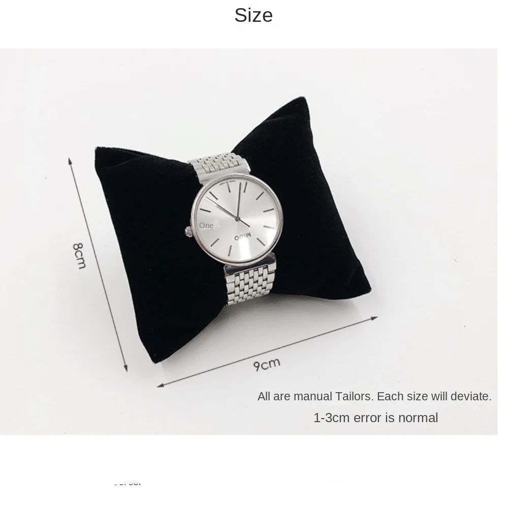 뱅글 내구성 시계 디스플레이 베개 벨벳 팔찌 손목 시계 홀더 진주 보호 보석 카운터 주최자