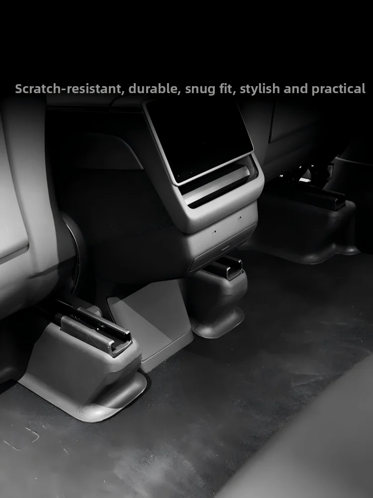 For Tesla New Model Y Juniper Seat Slide Rail Protector Cover Under Seat Corner Guard Anti-Kick Interior Car Accessories