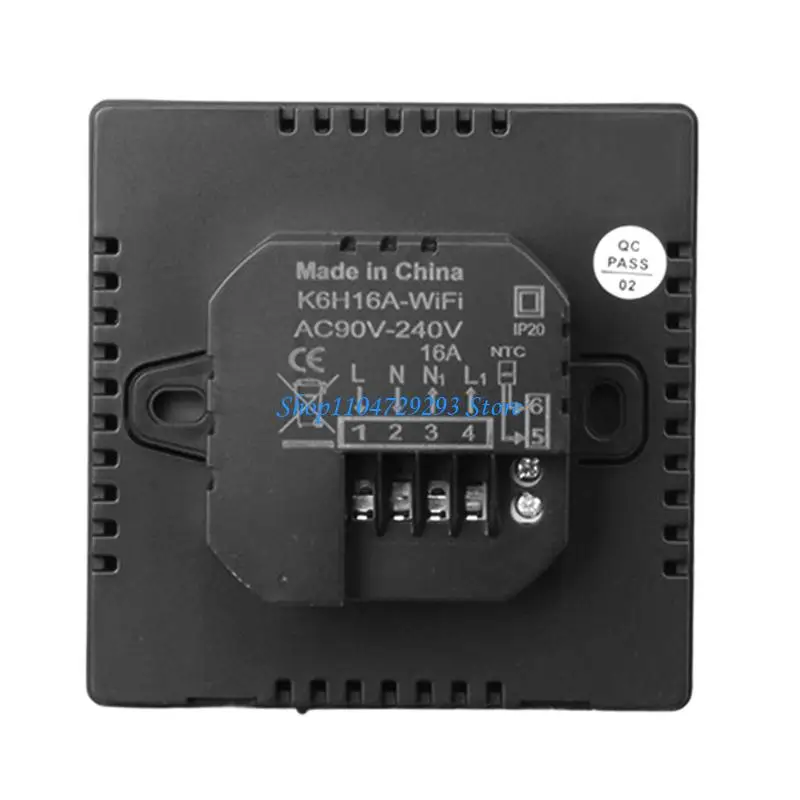 Mode Programmable Thermostat WiFi Enabled For Home Temperature Regulation 