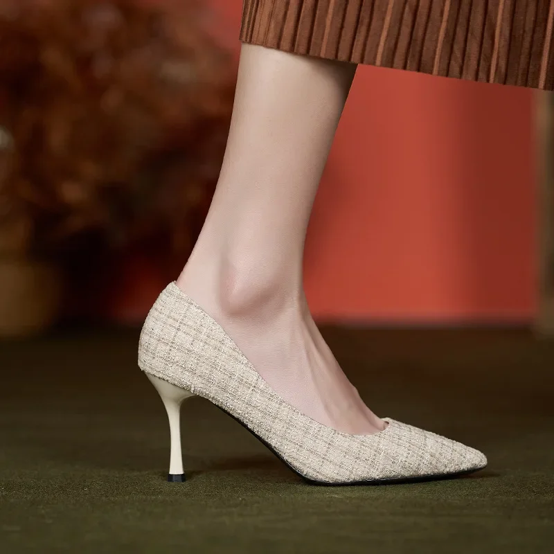 

Size 31-43 High Heels Shoes Women Pumps Small Size 313233 Thin/low Heel Point Toe Pumps