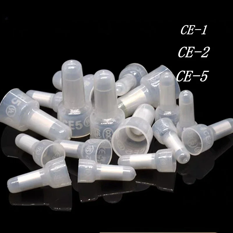 50/100/500/1000 PCS CE1 CE2 CE5 Closed End Crimp Caps Electrical Wire Cable Terminals Connectors