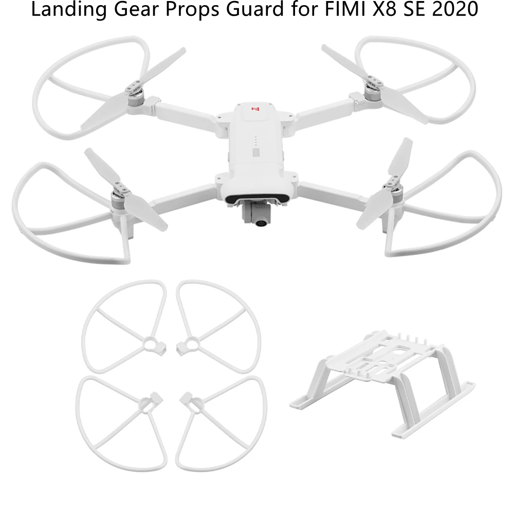 Props Guard Kits for FIMI X8 SE 2020 Landing Gear Quick Release Drone Height Extender Long Leg Foot Peopeller Protector Blade