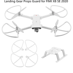 Props Guard Kits for FIMI X8 SE 2020 Landing Gear Quick Release Drone Height Extender Long Leg Foot Peopeller Protector Blade