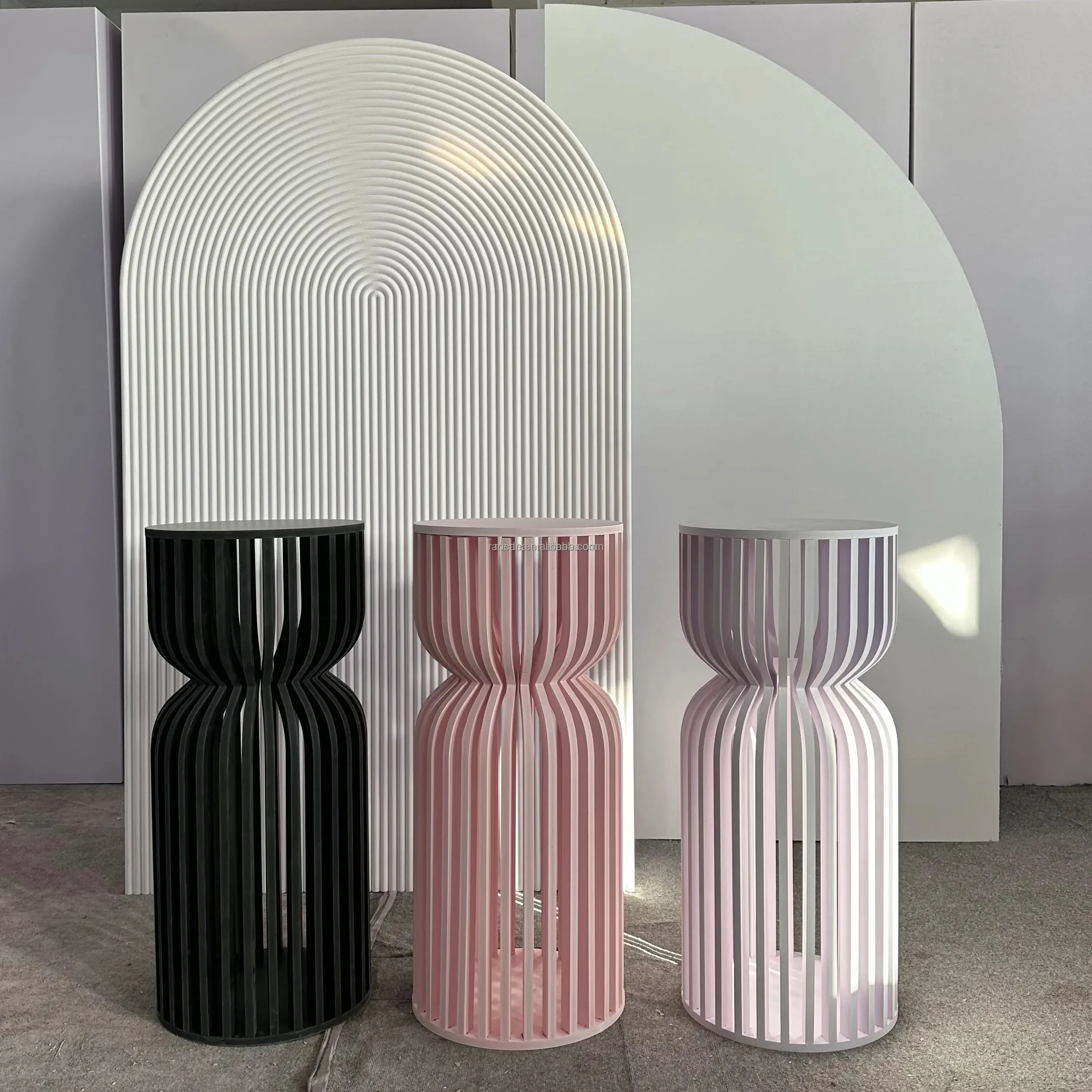 Wedding Decorations Plinths Round Cylinder Floral Plinth Display Stands Cake Pedestal for Marriage Party Events
