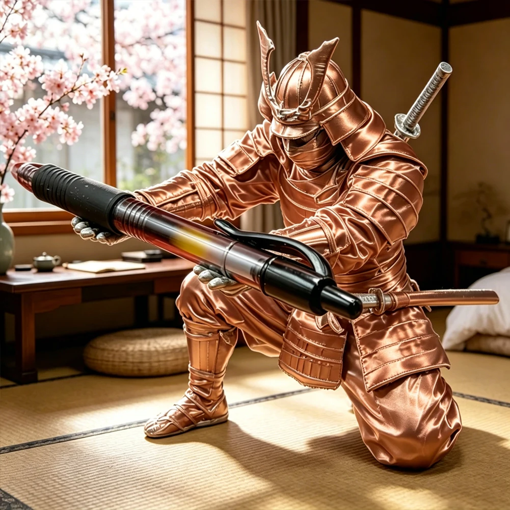 Creative Samurai Pen Holder 3D Printed Desk Organizer