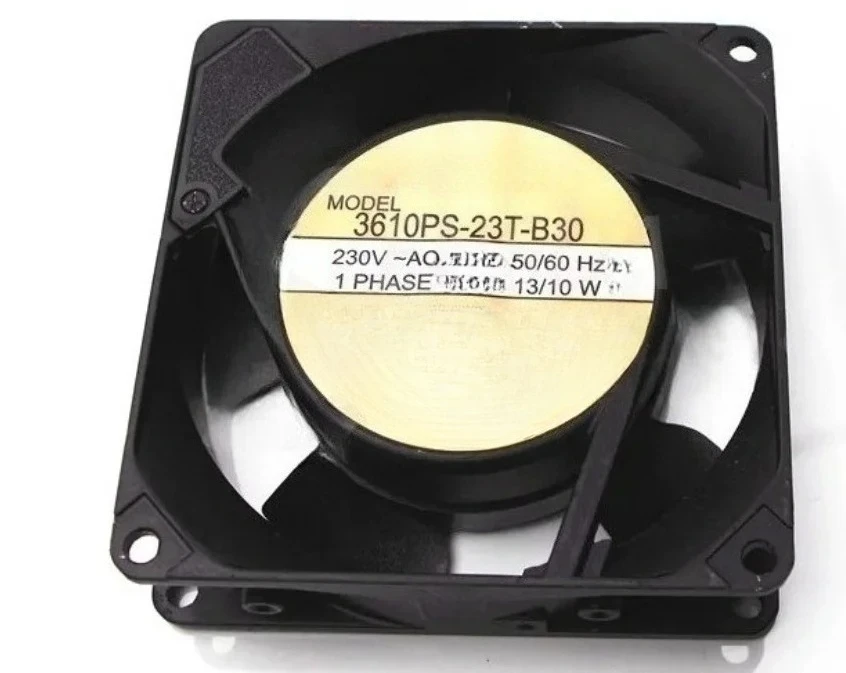 Original 3610PS-23T-B30 230V 13/10W 9cm9225 AC aluminum frame cooling fan