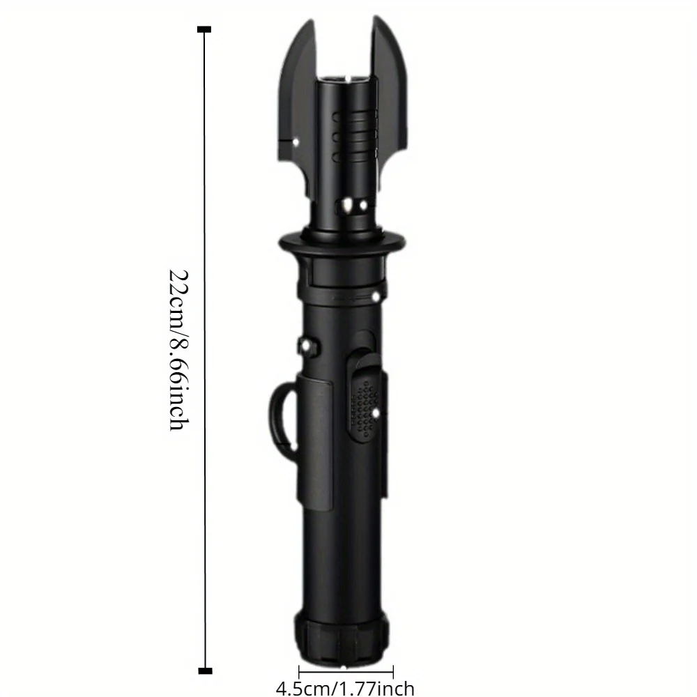 ولاعة شعلة قوية مقاومة للرياح، ولاعات قابلة للنفخ بغاز البيوتان لهب أحمر لحام المطبخ في الهواء الطلق #3
