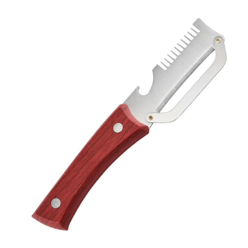 Multifunctional Peeling Shredded Scallion Knife Does Not Lure Steel Peeler Scraping Green Onion Artifact Kitchen Fruit Peeling