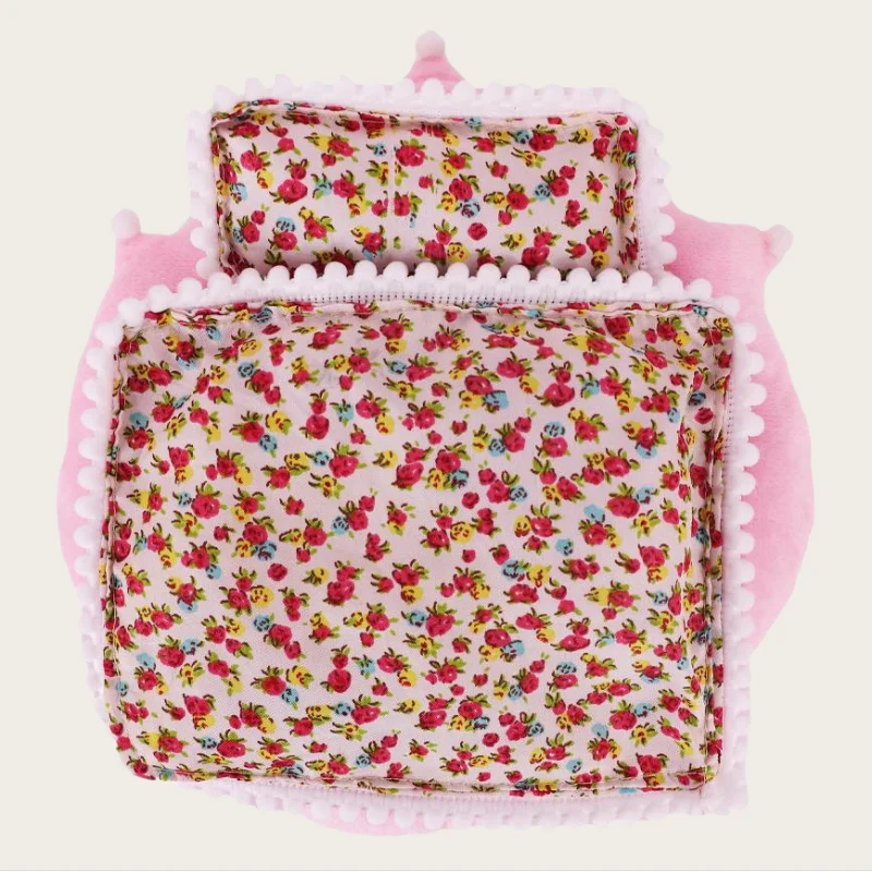 Suitable For 17cm Labubu Bedding Three Piece Set Pillow Cushion Blanket Sleeping Bag Christmas Birthday Gift Soft Collection Bag image 3