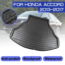 For Honda Accord 2013 2014 2015 2016 2017 Car Floor Mat Carpet Rear Trunk Anti-mud Cover