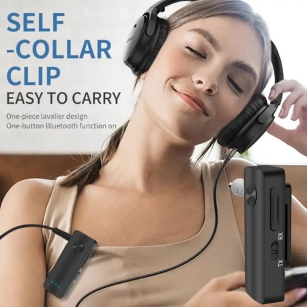 

3,5 мм AUX Bluetooth 5,3 Автомобильный приемник A2DP Поддержка беспроводного аудио Bluetooth 5,3 Аудиоприемник Hi-Fi стерео с микрофоном