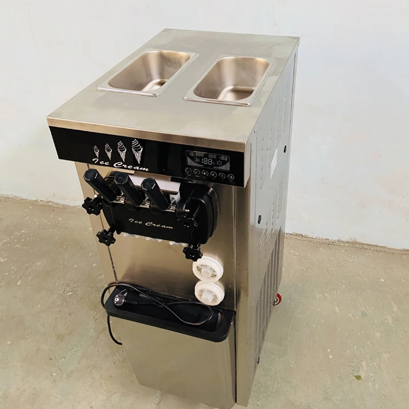 

Commercial Ice Cream Machine Ice Cream Cone Making Machine Vertical Type Soft Ice Cream Machine Stainless Steel Equipment