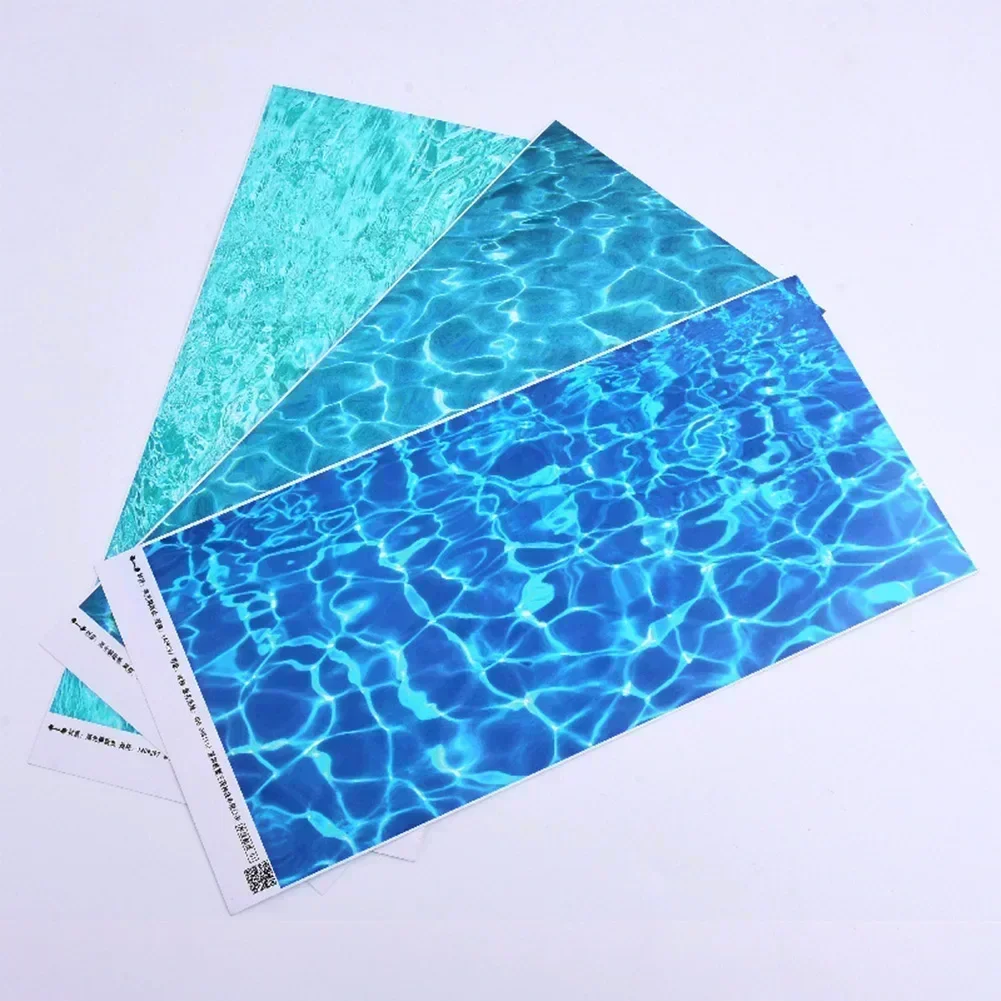 DIY Simulation TerranScapes River Sections Water River Effects Flowing Pattern PVC Lakes Scene Model Making For Railway Layout