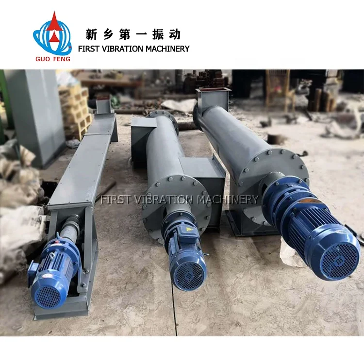 China Stainless Steel Shaft Less Gypsum Systems Small Sand Horizontal Tubular U Trough Screw Conveyor